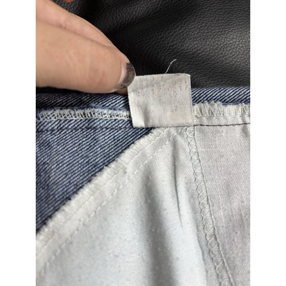 Levi's 517 Bootcut Orange Tab Jeans 40x32 Fits 38x30 USA Dark Wash True Vintage